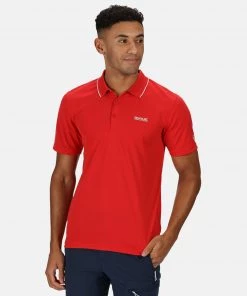 Regatta Mens Maverick V Polo -CHINESE RED