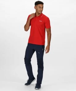 Regatta Mens Maverick V Polo -CHINESE RED