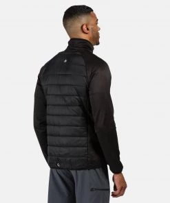Regatta Mens Bestla Hybrid Jacket -BLACK/BLACK Mens Jackets & Bodywarmers