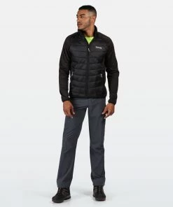 Regatta Mens Bestla Hybrid Jacket -BLACK/BLACK Mens Jackets & Bodywarmers
