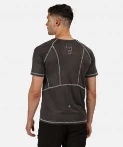 Mens Sportswear & Fitness Regatta Mens Virda II Active Tee -MAGNET