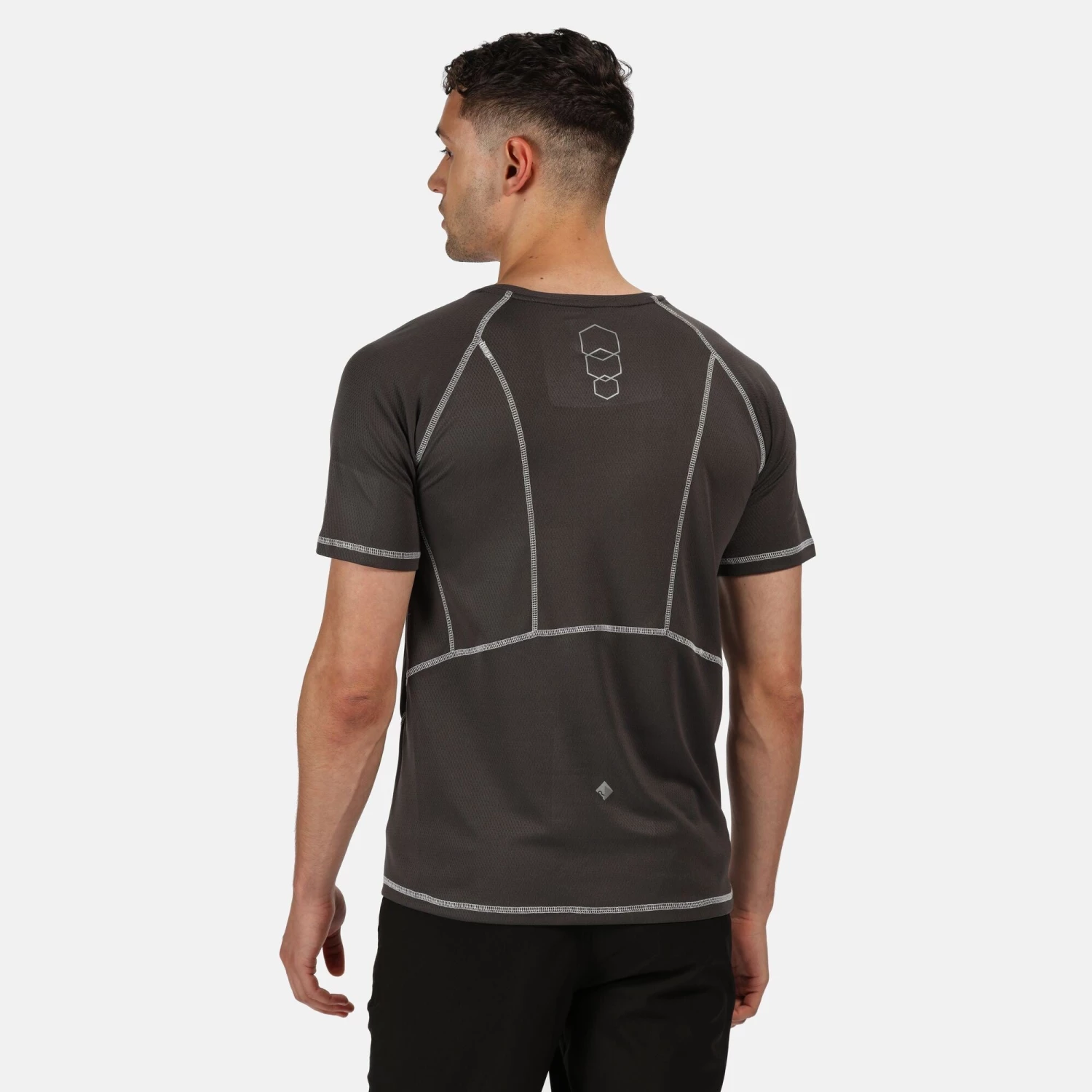 Mens Sportswear & Fitness Regatta Mens Virda II Active Tee -MAGNET