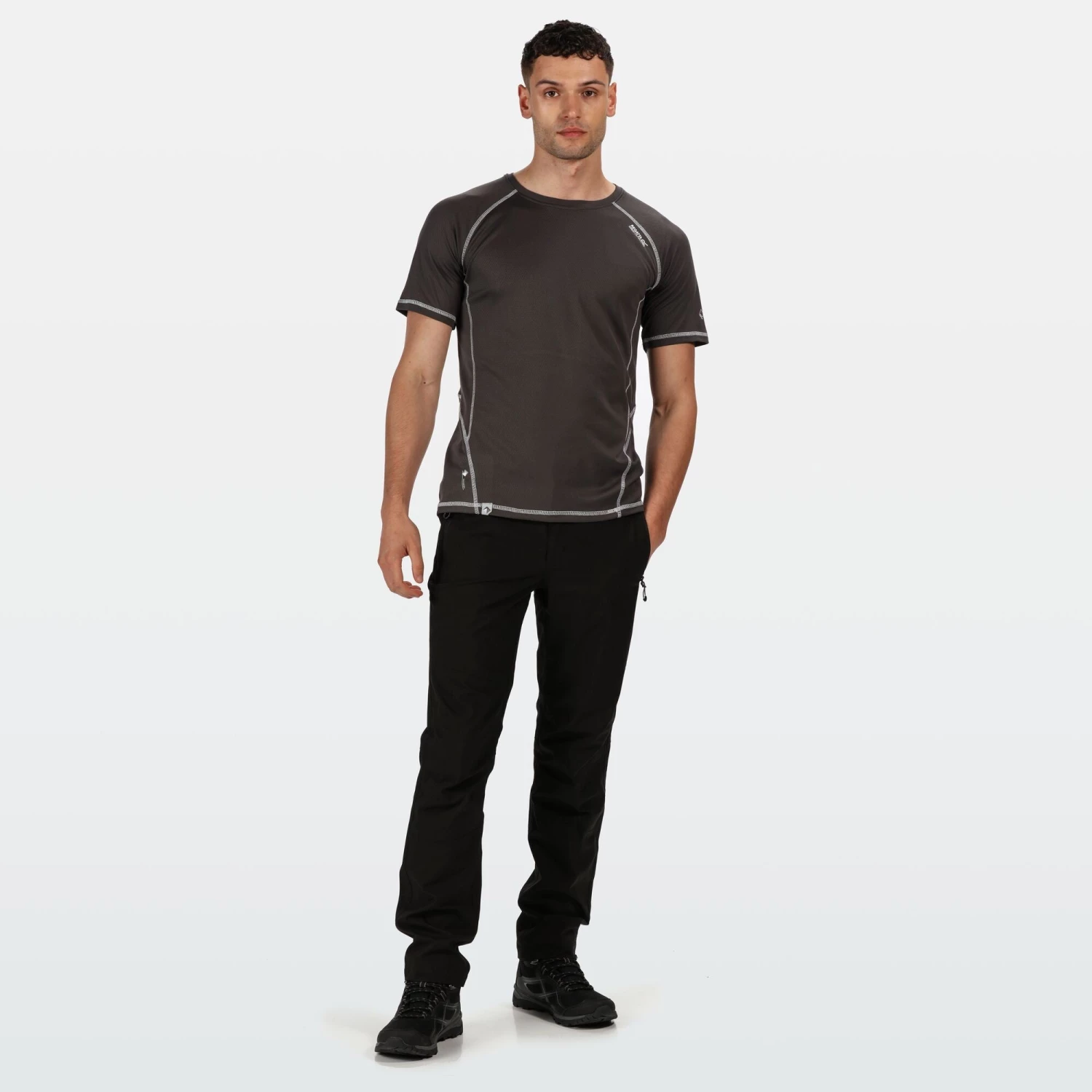 Mens Sportswear & Fitness Regatta Mens Virda II Active Tee -MAGNET