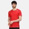 Regatta Mens Virda II Active Tee -CHINESE RED Mens Sportswear & Fitness