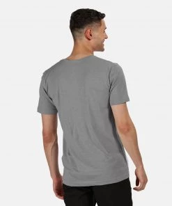 Regatta Mens Tait Tee -ROCK GREY