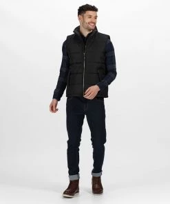 Mens Jackets & Bodywarmers Regatta Mens Altoona Bodywarmer -BLACK