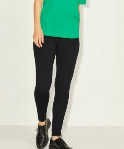 JJXX ALBA High Waisted Leggings -BLACK Ladies Trousers & Shorts