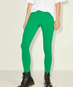 JJXX ALBA High Waisted Leggings -GREEN Ladies Trousers & Shorts