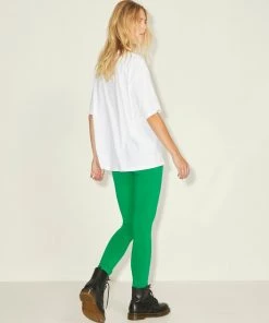 JJXX ALBA High Waisted Leggings -GREEN Ladies Trousers & Shorts