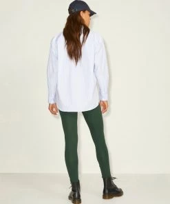 Ladies Trousers & Shorts JJXX ALBA High Waisted Leggings -DARK GREEN