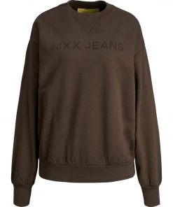 JJXX DEE Sweatshirt -BROWN Ladies Hoodies & Sweatshirts