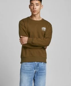 Jack & Jones JORARCHIE Sweatshirt -BROWN