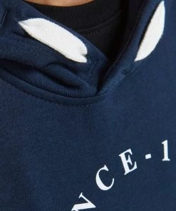 Jack & Jones JNR Jack & Jones JJHERRO Boys Hoody -NAVY BLAZER Kids Hoodies & Sweatshirts