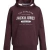 Jack & Jones JNR Jack & Jones JJHERRO Boys Hoody -PORT Kids Hoodies & Sweatshirts