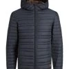 Jack & Jones JJLUKE Light Hooded Jacket -DARK NAVY Mens Jackets & Bodywarmers