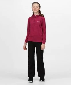 Regatta Kids Hot Shot II Fleece -RASPBERRY Kids Fleeces & Midlayers