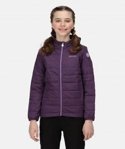 Regatta Kids Helfa Padded Jacket -AUBERGINE Kids Jackets & Bodywarmers
