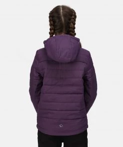 Regatta Kids Helfa Padded Jacket -AUBERGINE Kids Jackets & Bodywarmers