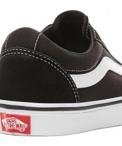 Vans Ladies Ward Shoe Suede/Canvas -BLACK/WHITE