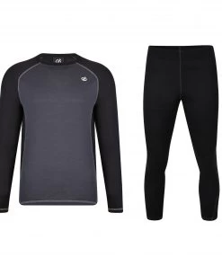 Dare2B Mens Exchange Baselayer Set -BLACK Mens Accessories