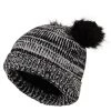 Dare2B Girls Hastily Beanie-BLACK/WHITE Kids Accessories