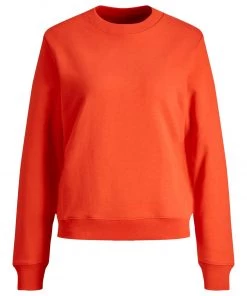 JJXX AYA Sweatshirt -TOMATO Ladies Hoodies & Sweatshirts