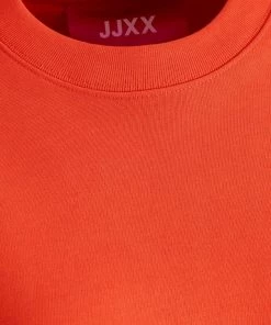 JJXX AYA Sweatshirt -TOMATO Ladies Hoodies & Sweatshirts