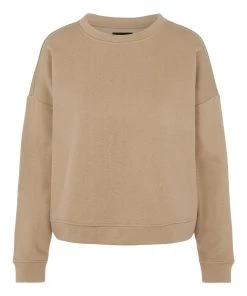 Ladies Hoodies & Sweatshirts Pieces CHILLI Sweatshirt -MINK