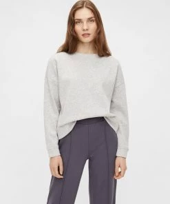 Pieces CHILLI Sweatshirt -LIGHT GREY MELANGE
