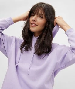 Pieces CHILLI Hoody -LAVENDER (L Only)