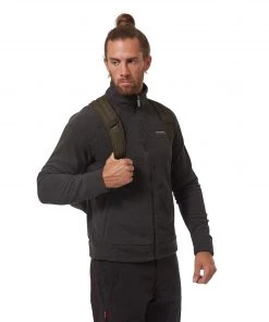 Craghoppers Mens Cason Fleece -BLACK PEPPER Mens Fleeces & Midlayers