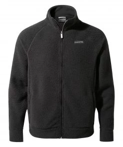 Craghoppers Mens Cason Fleece -BLACK PEPPER Mens Fleeces & Midlayers