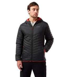 Craghoppers Mens CompLite Reversible Jacket -BLACK RED Mens Jackets & Bodywarmers