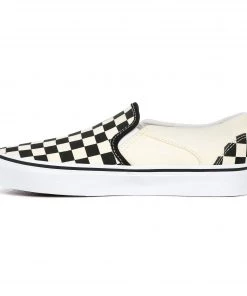 Vans Ladies Asher Shoe -BLACK/WHITE CHECK Ladies Footwear