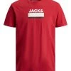Jack & Jones JNR Kids Polos, Tees, & Shirts Jack & Jones JCODELFIELD Boys Tee -RED