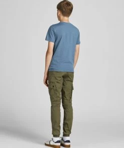 Jack & Jones JNR Jack & Jones JCODELFIELD Boys Tee -CHINA BLUE