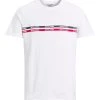 Jack & Jones JNR Jack & Jones JJGAVIN Boys Tee -WHITE