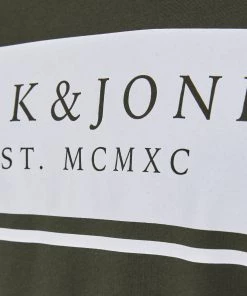 Jack & Jones JJRIVER Tee -FOREST NIGHT Mens Polos, Tees & Shirts