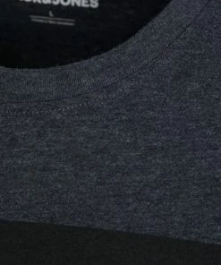 Jack & Jones JJRIVER Tee -DARK GREY Mens Polos, Tees & Shirts