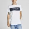 Jack & Jones JJRIVER Tee -BRIGHT WHITE