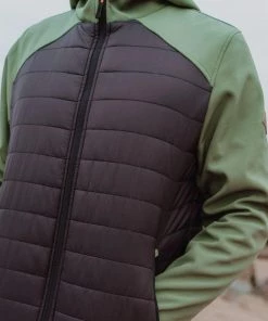 Saltrock Arlo 2 Mens Hybrid Jacket -DARK GREEN (XL Only) Mens Jackets & Bodywarmers