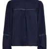Jacqueline De Yong LOLA Top -NAVY BLAZER
