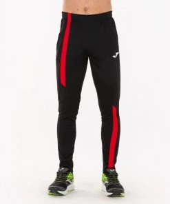 JOMA Mens Supernova Trousers -BLACK/RED