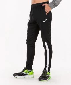 Mens Sportswear & Fitness JOMA Mens Supernova Trousers -BLACK/WHITE