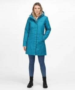 Regatta Ladies Remina Waterproof Jacket -GULFSTREAM (10, 12 Only) Ladies Jackets & Bodywarmers