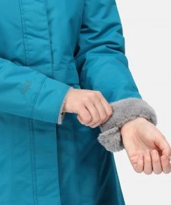 Regatta Ladies Remina Waterproof Jacket -GULFSTREAM (10, 12 Only) Ladies Jackets & Bodywarmers
