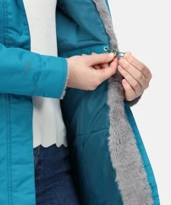 Regatta Ladies Remina Waterproof Jacket -GULFSTREAM (10, 12 Only) Ladies Jackets & Bodywarmers