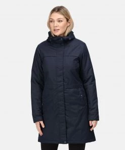 Regatta Ladies Remina Waterproof Jacket -NAVY (10, 12 Only)