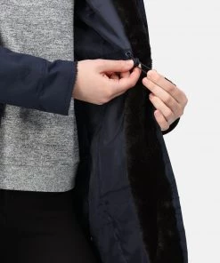 Regatta Ladies Remina Waterproof Jacket -NAVY (10, 12 Only)
