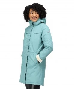 Ladies Jackets & Bodywarmers Regatta Ladies Remina Waterproof Jacket -IVY